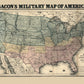 Bacon's Military Map of the United States dated 1862