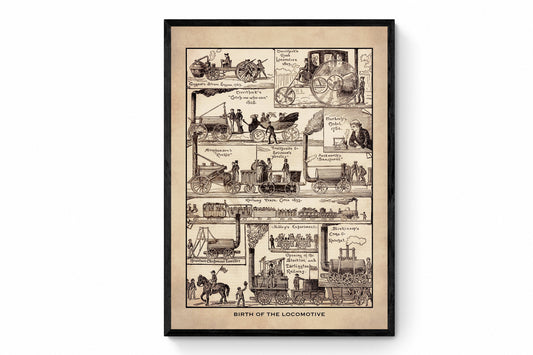 Birth of the Locomotive Print