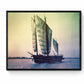 Chinese River Junk off Shanghai Photo Print
