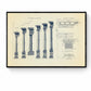 Orders of Architecture and Architectural Mouldings Print