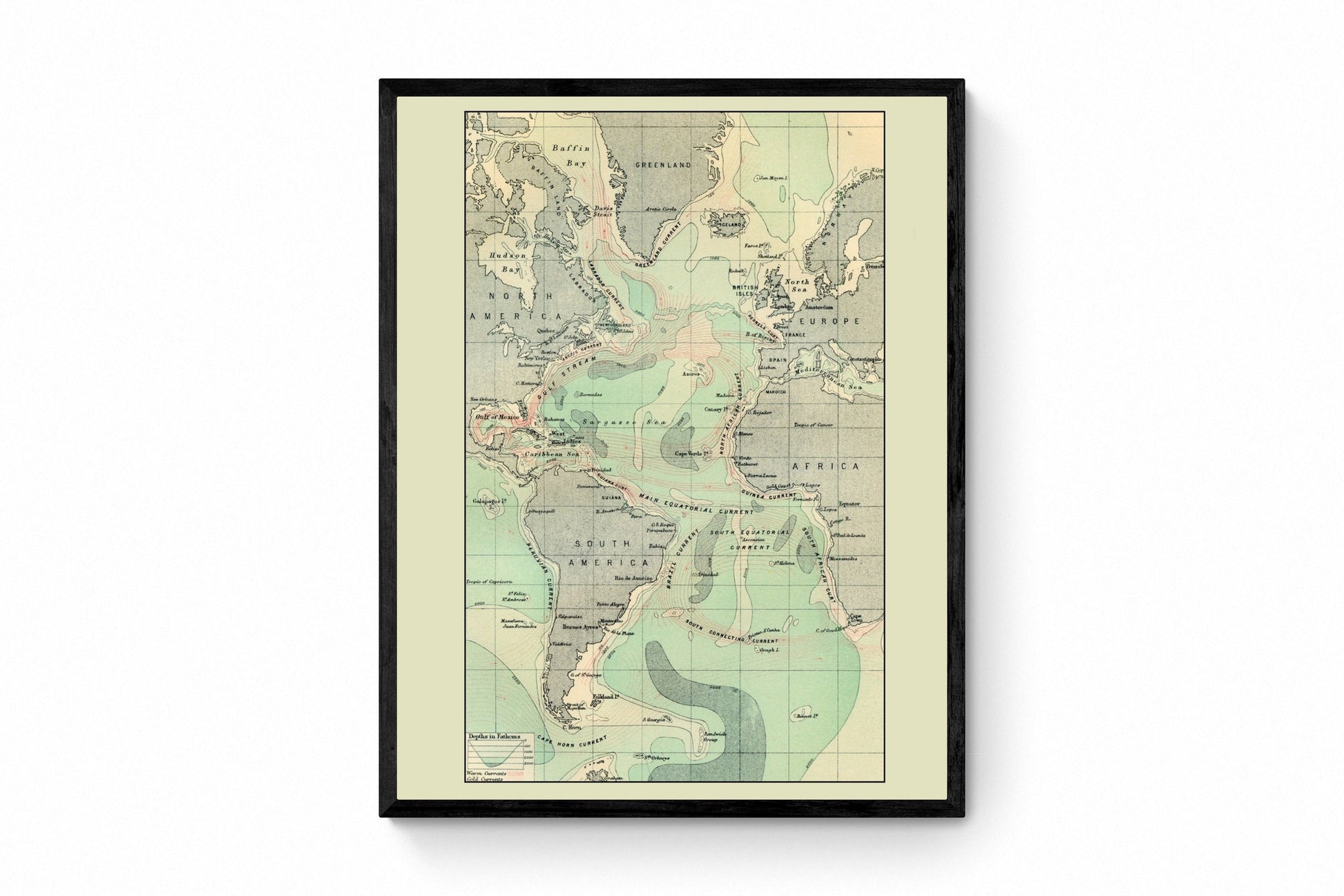 Bavaria, Austria, Bohemia, Moravia Map - dated c.1747 - Antique Reproduction - Salzburg, Tirol, Styria, Hungary - Available Framed