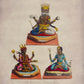 Trimurti - Brahma, Vishnu, Shiva - The Gods of the India Triad Print - dated 1809 - Antique Reproduction - Hinduism - Available Framed
